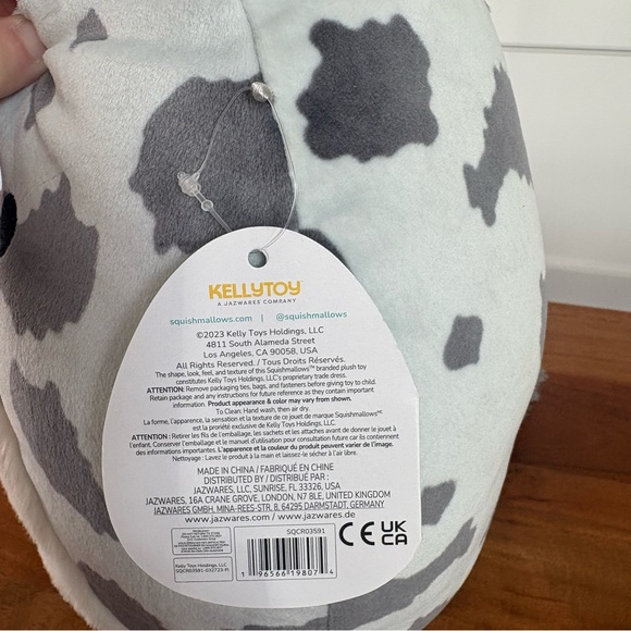 New Squishmallows 11” Grady the Gray Appaloosa Painted Horse Stuffed Animal - Picture 5 of 10
